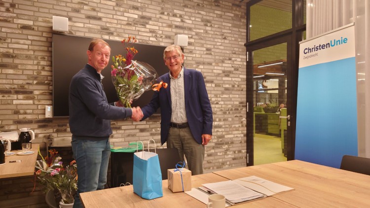 Michiel van Veen nieuwe voorzitter bestuur ChristenUnie Zwijndrecht