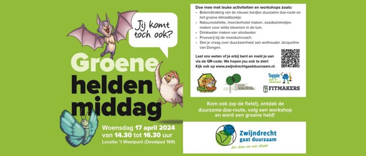 Kom naar de Groene Heldenmiddag!