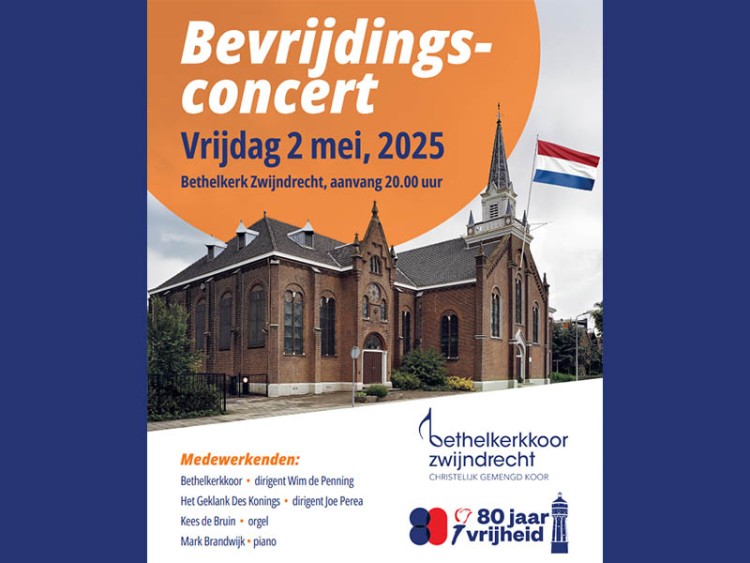 Bevrijdingsconcert in de Bethelkerk