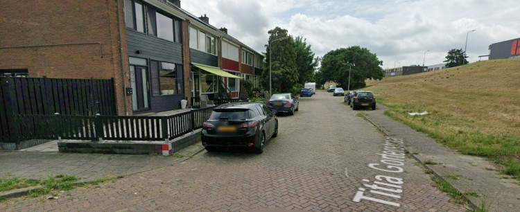 Gedeeltelijke rijbaanafsluiting Titia Gorterstraat