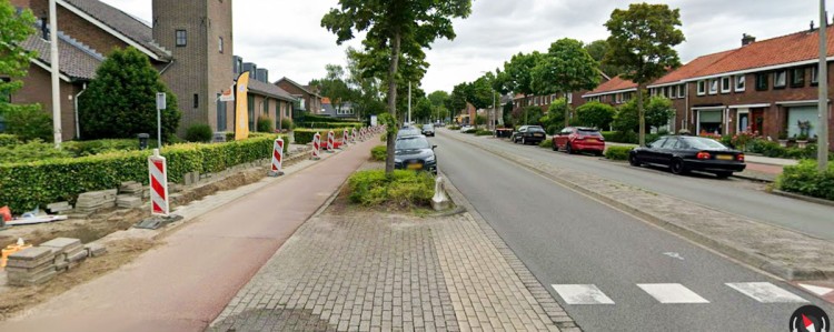 Fietspad afsluiting Koninginneweg