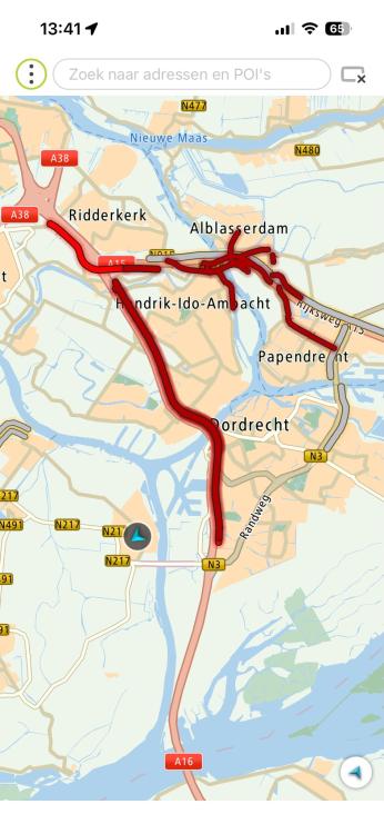 Hessel Visser geeft duiding met actuele  kaartjes bij grote verkeersverstoring door sluiting Noordtunnel