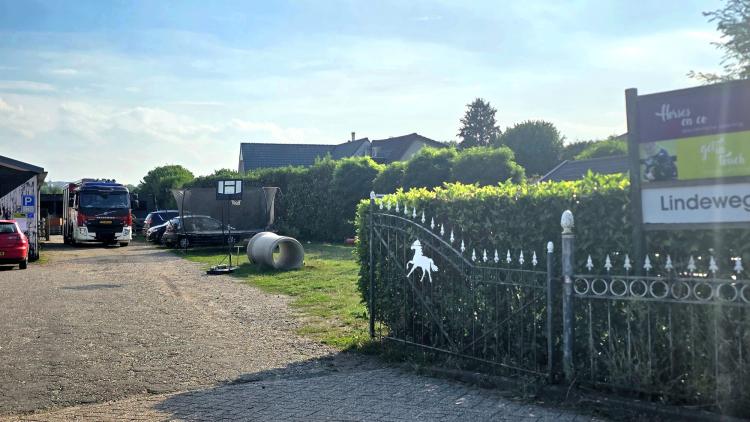 Rookontwikkeling na brandje in kamer aan Lindeweg