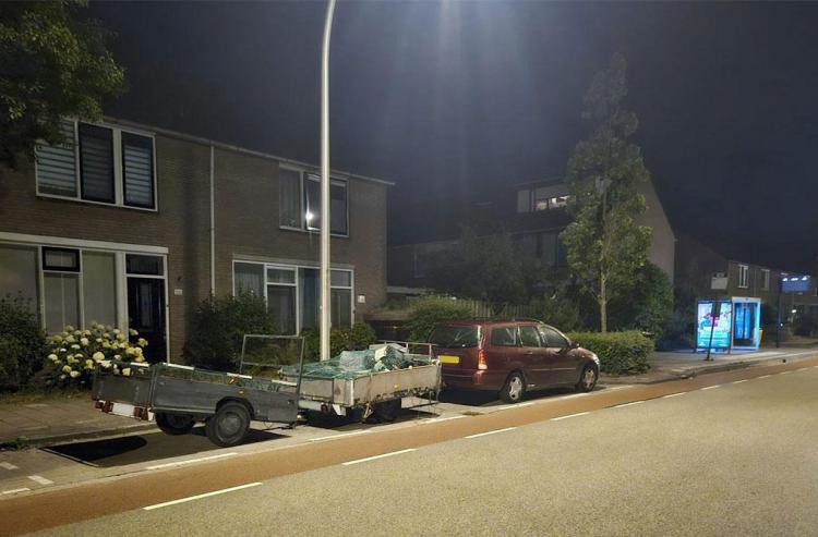 Al geruime tijd overlast van geparkeerde aanhangwagens in wijk Nederhoven