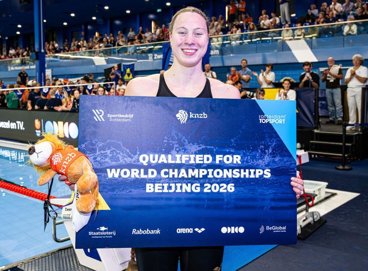 Milou van Wijk kwalificeert zich op twee afstanden voor WK kortebaanzwemmen