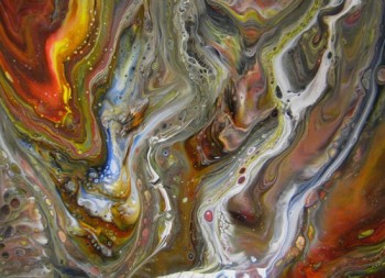 Masterclass gieten met acrylverf, additieven en siliconen