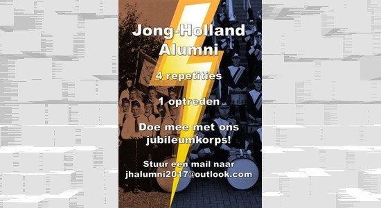 Jubileumcorps Showband Jong-Holland zoekt oud-leden