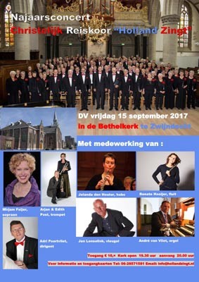 Najaarsconcert Chr. Reiskoor Holland Zingt