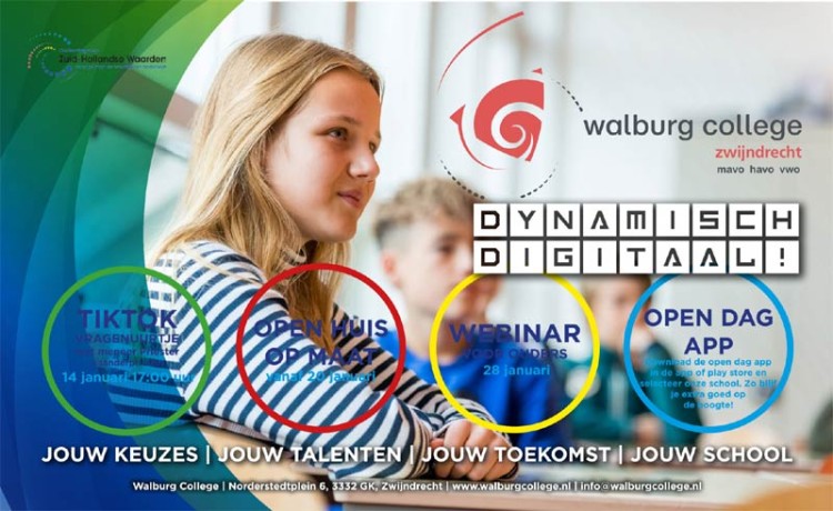 Webinar voor ouders - Informatieavond Walburg college