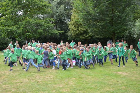 Welpen van Scouting Panoord doen mee aan de Jungledag van regio ‘Rond de Biesbosch’