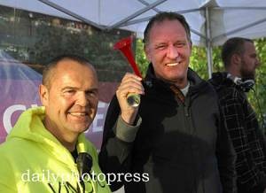 Start Verkerkloop door Burgemeester en Piet Paulusma