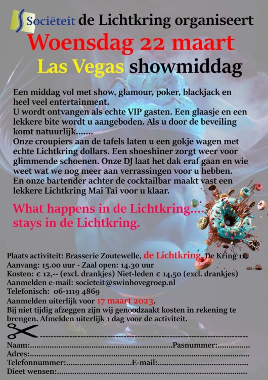 Las Vegas showmiddag